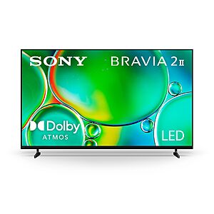 $548: Sony BRAVIA 2 II 75 Inch 4K Ultra HD LED Smart TV (K-75S20M2) at Amazon