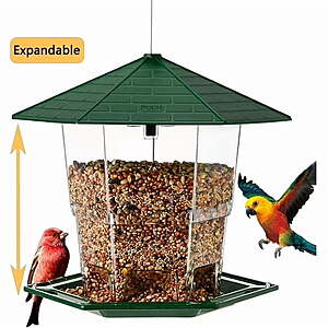 PHANCIR Hanging Outdoor Expandable Bird Feeder $10 