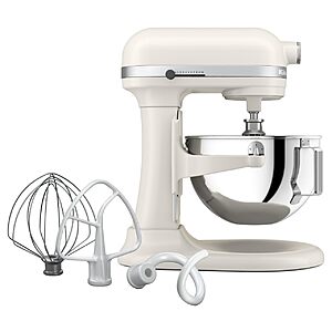 KitchenAid 5.5 Quart Bowl-Lift Stand Mixer with 11 Speeds (Porcelain White) $284.99 + Free S&H at Amazon
