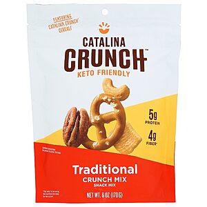 6 Pack 6 Ounce Catalina Snacks Crunch Traditional Snack Mix6 Ounce $12.25 + Free S&H w/ Prime or $35+