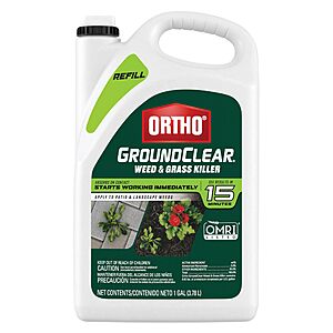 Ortho GroundClear Weed & Grass Killer Refill (1 Gal, OMRI Listed) $13.07 + Free S&H w/ Prime or $35+