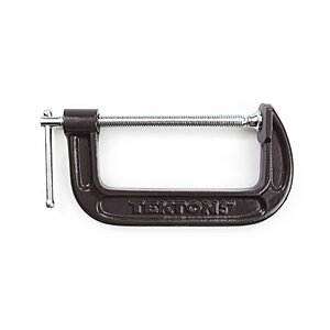 TEKTON 5 Inch Malleable Iron C-Clamp $6.37 + Free S&H w/ Prime or $35+
