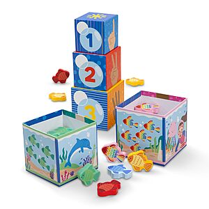 Melissa & Doug® Ms. Rachel™ Sort and Count Nesting and Stacking Blocks $8 + Free S&H w/ Prime or $35+