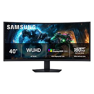 Samsung 40” Odyssey G7 (G75F) WUHD 180Hz Curved 1ms Gaming Monitor $630.23 + Free S&H at Amazon