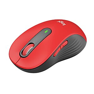 $24.99: Logitech Signature M650 L Full Size Wireless Mouse - for Large Sized Hands(Red/Blue) at Amazon