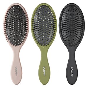 3-Pack Conair Detangling Hair Brush Set $7.99 + Free S&H w/ Prime or $35+