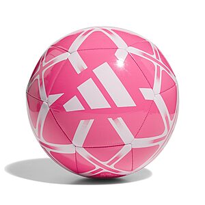 adidas Starlancer Club Soccer Ball( Solar Pink/White,Size 5) $9.96 + Free S&H w/ Prime or $35+