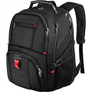 Yorepek 17 in 30L Large Travel Backpack Laptop Backpacks (Black) $20.63 +Free S&H w/ Walmart+ or $35+