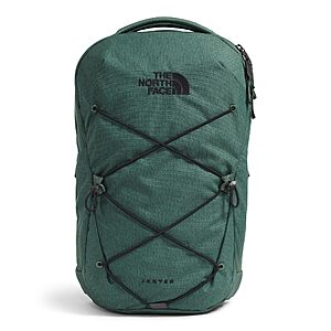 54:The North Face Jester Everyday Laptop Backpack 28L Duck Green Dark Heather/TNF Black at Amazon