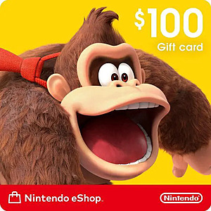 $100 Nintendo eShop Gift Card (Email Delivery)