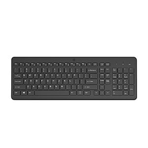 HP 220 Wireless Keyboard 2.4GHz Full-Size with Numeric Keypad + Free S&H or
