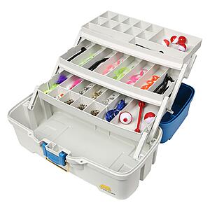 Plano Ready-Set-Fish 3-Tray Tackle Box With Tackle