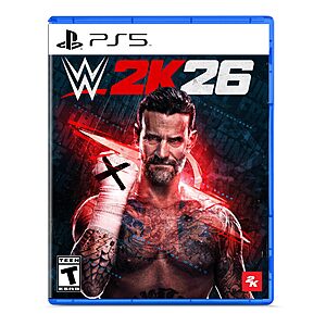 WWE 2K26  (PlayStation 5) $34.99 + Free S&H w/ Prime or $35+