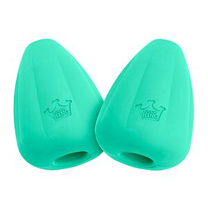 2 Pack 3.2'' Chew King by Mammoth Premium Treat Dispensing Dog Toy(M, Teal) at Amazon