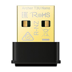 TP-Link Nano AC1300 USB WiFi Adapter (Archer T3U Nano) $9.99 + Free S&H w/ Prime or $35+