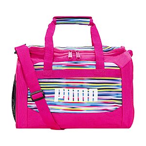 PUMA Kids' Transformation 14" Duffel Bag( Pink/Multi) $11.18 + Free S&H w/ Prime or $35+