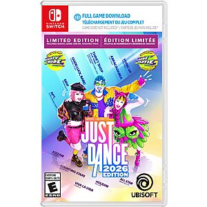 Just Dance 2026 Edition - Limited Edition, Nintendo Switch (Code in Box) at Amazon