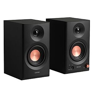 [Lightning Deal] Edifier MR3 Powered Studio Monitor Speakers, Black/White (Pair) $99.96 + Free S&H at Amazon
