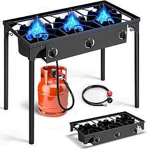 Ktaxon 3 Burner Gas Propane Cooker Outdoor Camping Grill(225,000 BTU) $79.80 + Free S&H at Walmart