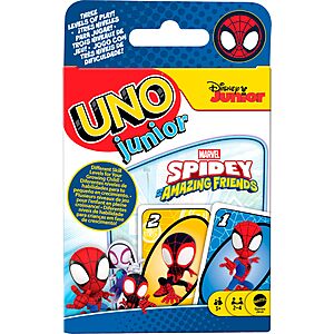 Mattel Games UNO Junior Marvel Spidey & His Amazing Friends Card Game