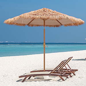 Ainfox 7.5ft Thatched Tiki Patio Umbrella $33.24 + Free S&H at Walmart