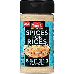 Tone's Spices for Rices, Asian Fried Rice, 5.6 Ounce (Pack of 6) $11 + Free S&H w/ Prime or $35+
