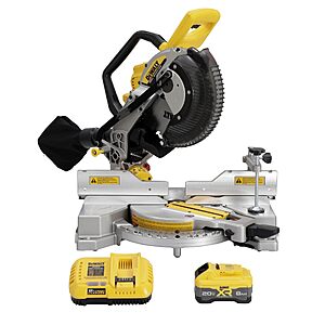DeWALT 20V MAX XR 10" Double Bevel Fixed Miter Saw Kit $399 + Free S&H