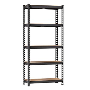 $39.68: BestOffice 5 Tier Storage Shelves Adjustable Garage Shelves 15.7" D x 35.4" W x 72" H at Amazon