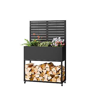 Trygoal Metal Raised Garden Bed with Trellis & Drainage Holes(55"H x35"W) $44.99 + Free S&H at Amazon