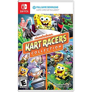 Game Mill Nickelodeon Karts Collection-Code in Box (Nintendo Switch) $9.20 + Free S&H at ebay