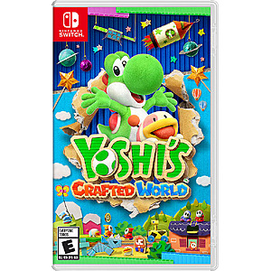 Yoshi's Crafted World(Nintendo Switch,Physical/Digital) $41.99 + Free S&H at BestBuy
