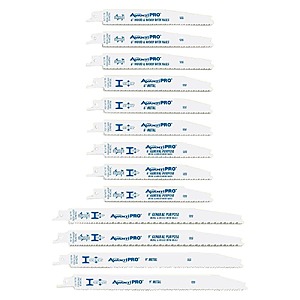 $4: Avanti Pro Bi-Metal Reciprocating Saw Blade Set (13-Piece) at HomeDepot