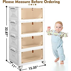 4 Tier 23QT CTSNSLH Plastic Storage Bins with Lid $27.35 + Free S&H w/ Prime or $35+