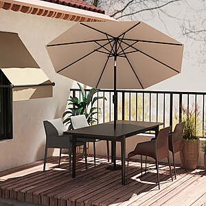 Skandiquip 9ft Outdoor Patio Umbrella(Beige) $22.76 + Free S&H at Walmart