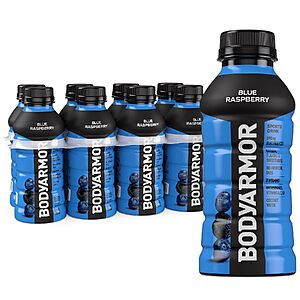 Select Accts[S&S,AC] 8 Pack 12 Oz BODYARMOR Sports Drink(Blue Raspberry) $3.59 + Free S&H w/ Prime or $35+