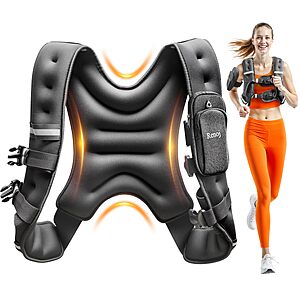 Renoj 11LB Weighted Vest With Reflective Strips and Storage Pocket $6.99 + Free S&H w/ Prime or $35+