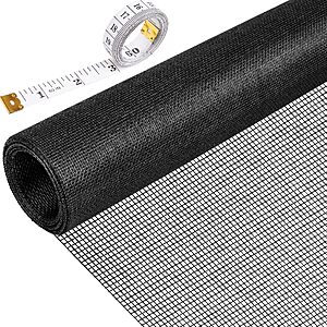 MEQHUO 48" x 102" Fiberglass Window Screen Replacement Mesh $4.99 + Free S&H w/ Prime or $35+