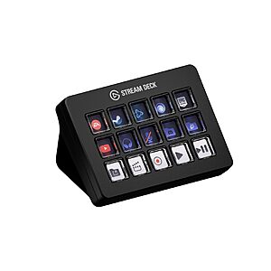 Elgato Stream Deck Scissor Keys Workflow Controller $119.99 + Free S&H at Amazon