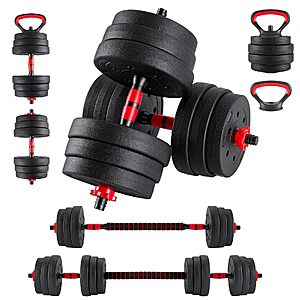 NEWBULIG 5-in-1 Adjustable Dumbbell Set(60LBS) $49.99 + Free S&H at Amazon