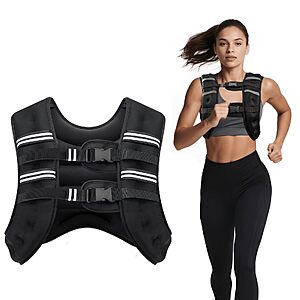 [Prime]Ragebby 12lbs Weighted Vest w/ Reflective Stripe $9.99 + Free S&H at Amazon