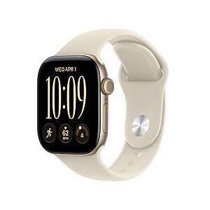 42mm Apple Watch Series 12 GPS Smartwatch (Light Gold Aluminum Case w/ Sport Band) $350 + Free S&H