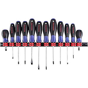 WORKPRO 12-Piece Magnetic Screwdrivers Set with Organizer $17.09 + Free S&H w/ Walmart+ or $35+