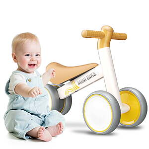 KORIMEFA Baby Balance Bike w/ 4 Wheels(4 Colors) $26.69 + Free S&H w/ Walmart+ or $35+