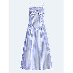 Free Assembly Women's Sleeveless Maxi Dress (Slim Stripe Blue Fire) $8.10 