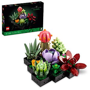 771-Pc LEGO Botanical Collection Succulents Building Set $33 