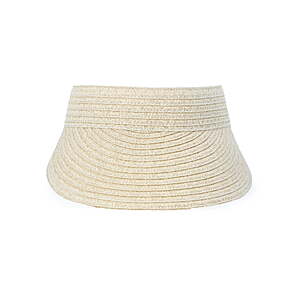 Time & Tru Women's Straw Visor Hat $1.40 