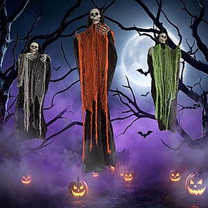 Magotan 3 Pack Hanging Halloween Decorations (59'' & 35'') $10.99 + Free S&H w/ Walmart+ or $35+
