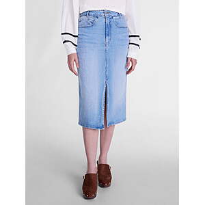 $8.33: Scenario Women's Denim Skirt, Sizes 0-20, Light Wash at Walmart.ocm