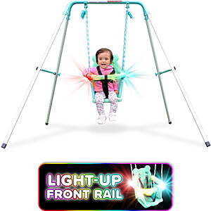 $28: Sportspower My 1st Light-Up Toddler Swing (57" D x 56" W x 47" H) at Walmart.com