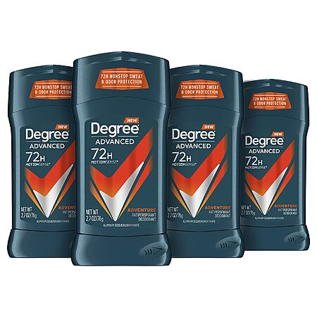 Degree Men Deodorant 4-Pack for $8.62